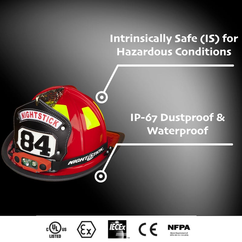 Nightstick DICATAâ„¢ XPP-5462RX X-Series Intrinsically Safe Low-Profile Dual-Light Headlamp, Red - Image 3